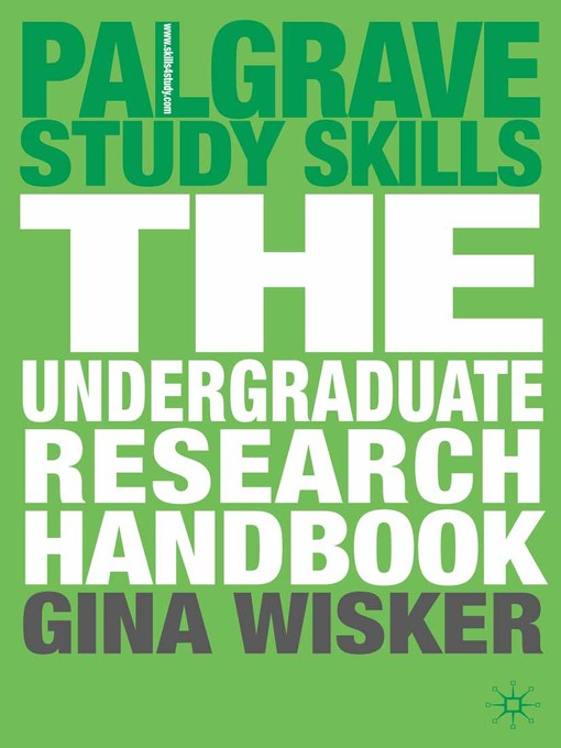 Cover image for The Undergraduate Research Handbook